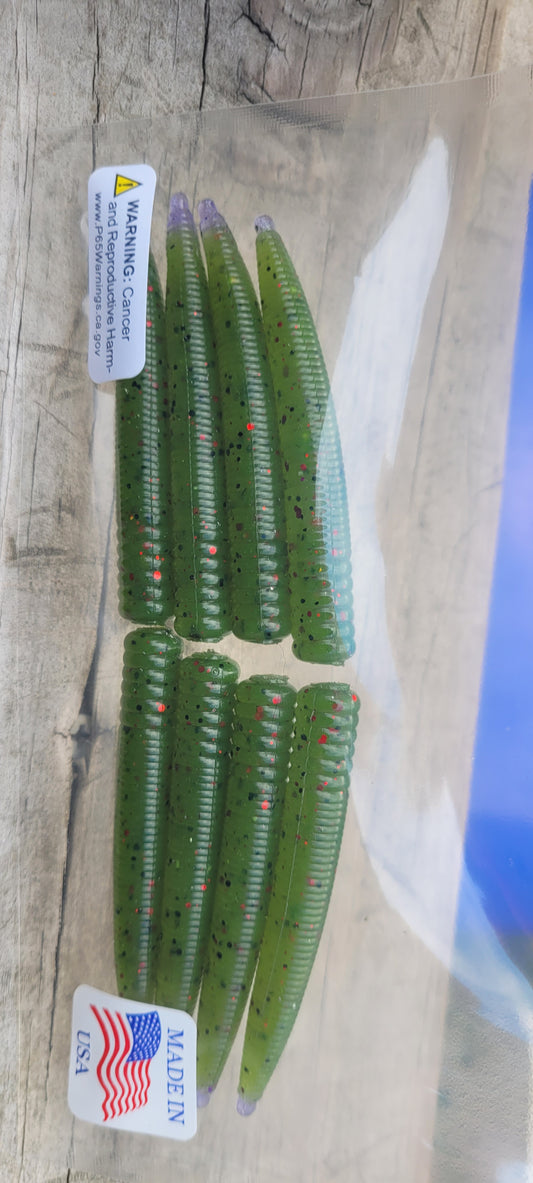 3" Ned Worm - 8 Pack