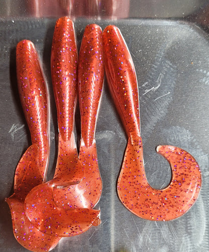 5" Gravehook Grub - 8 Pack
