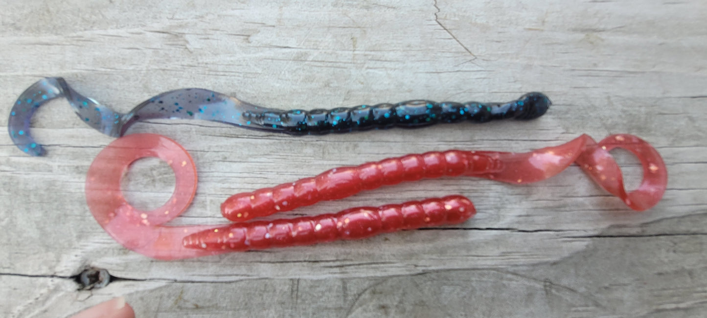 7.25" Legend worm - 8 Pack