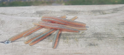 3" Trout worm - 10 Pack