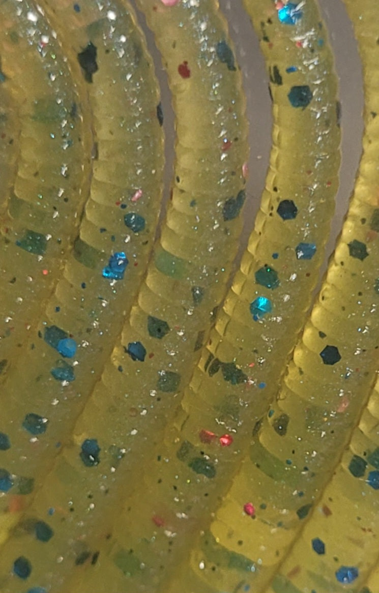 3" Trout worm - 10 Pack