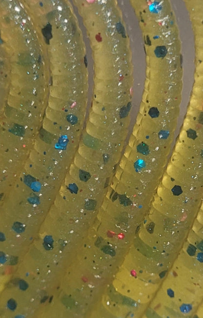3" Trout worm - 10 Pack