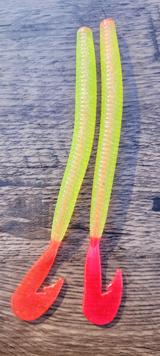 7" MAG worm core-shot - 4 Pack