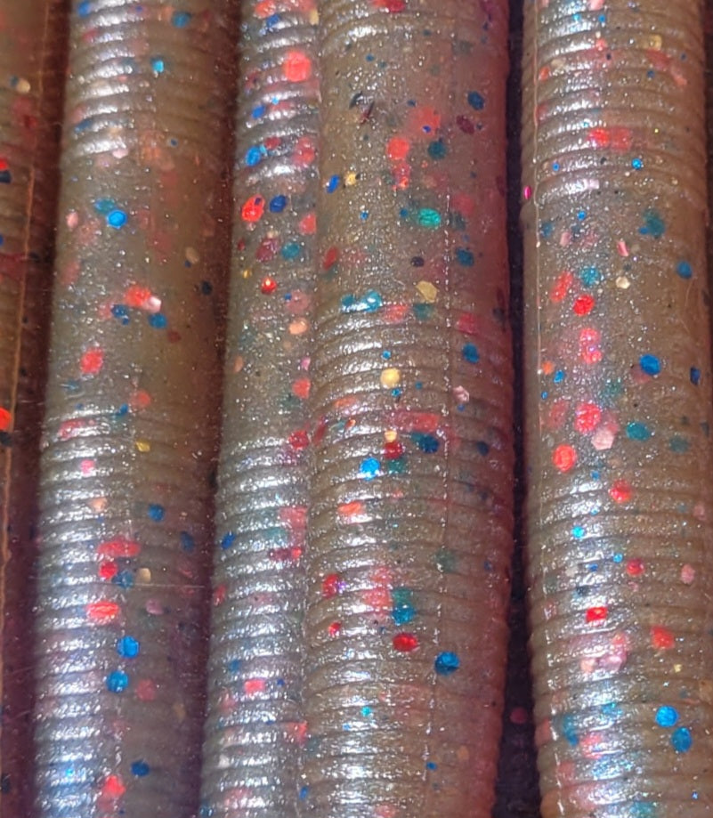 3" Trout worm - 10 Pack